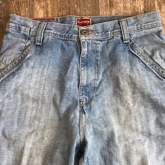 Premium Vintage Denim Tommy Hilfiger carpenter painters jeans size 32 - Picture 4 of 10